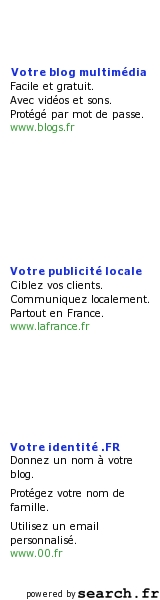 Annoncer.fr 00.fr Blogs.fr Parier.fr Lafrance.fr